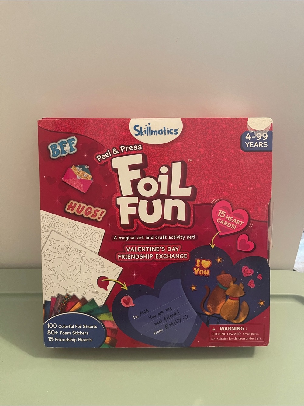 Foil Fun Valentine's Day Craft Set - Pink